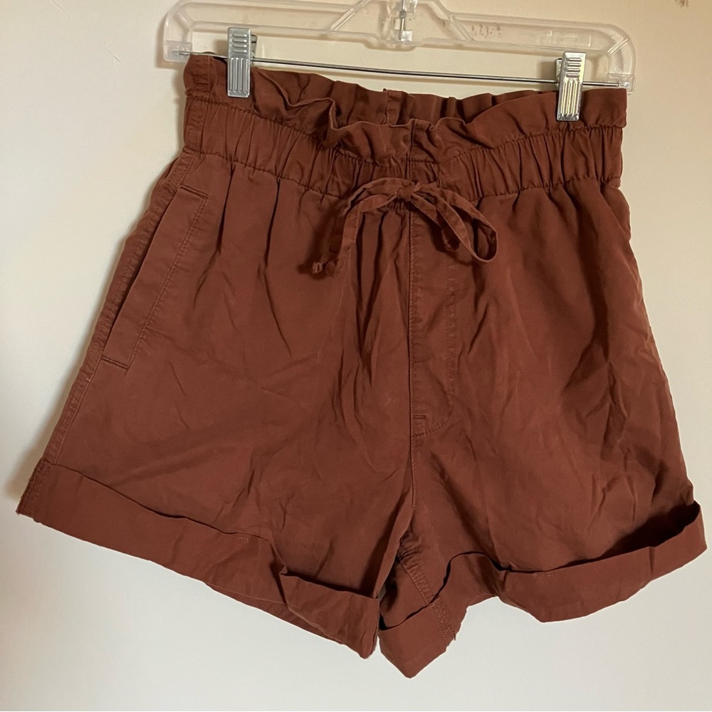 Abercrombie & Fitch Rust Colored High Waisted Cot… - image 1